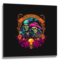 Zombie Pirate Spectral Metal Print Square | Artistshot