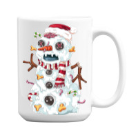 Zombie Snowman 15 Oz Coffee Mug | Artistshot