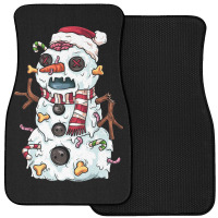 Zombie Snowman Front Car Mat | Artistshot