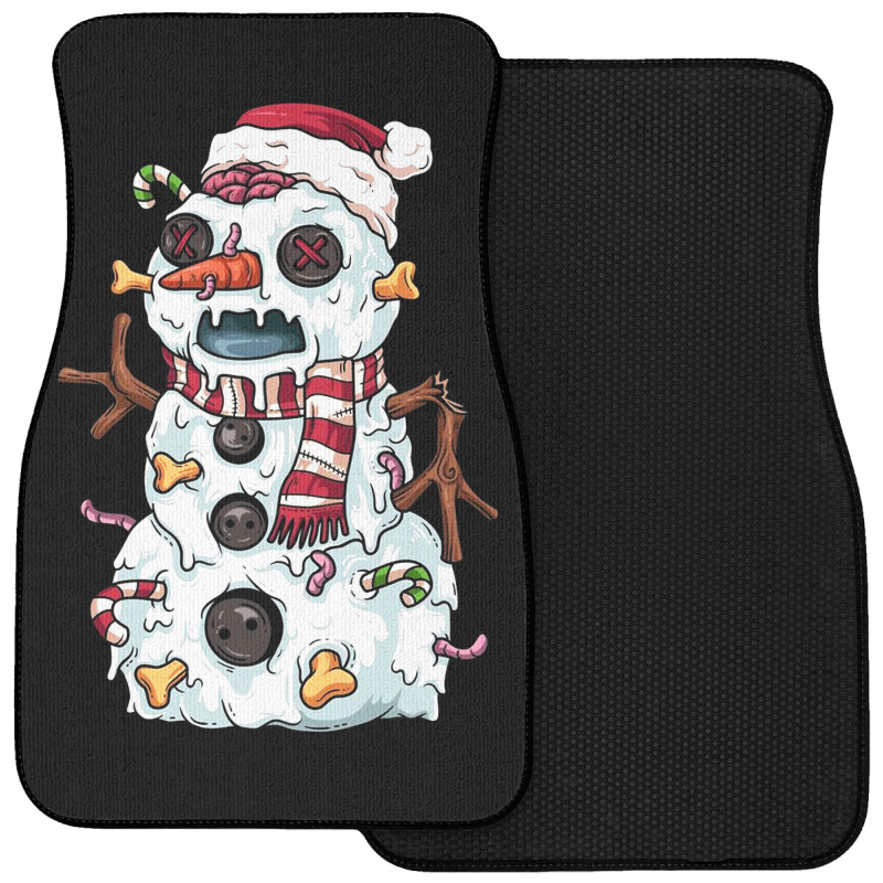 Zombie Snowman Front Car Mat | Artistshot