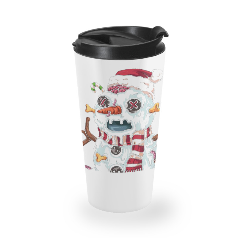 Zombie Snowman Travel Mug | Artistshot