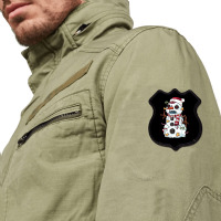 Zombie Snowman Shield Patch | Artistshot