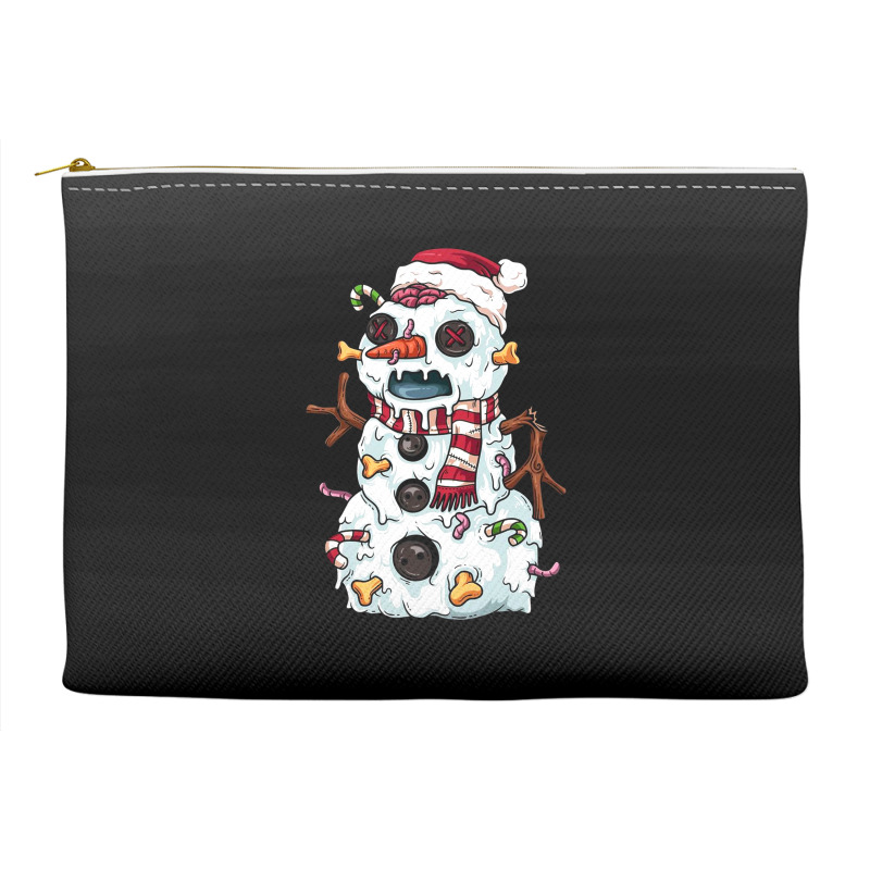 Zombie Snowman Accessory Pouches | Artistshot