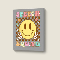 Funny Speech Squad Portrait Canvas Print | Artistshot