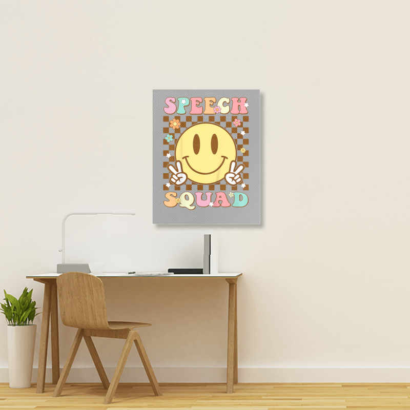 Funny Speech Squad Portrait Canvas Print | Artistshot