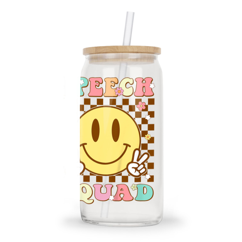 Funny Speech Squad Glass Tumbler | Artistshot