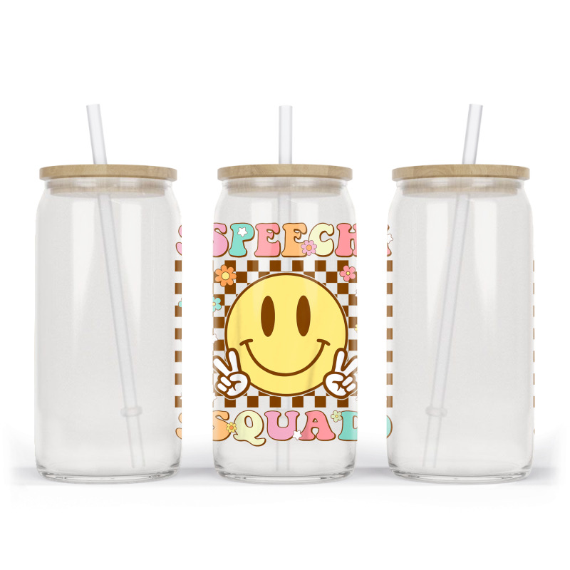 Funny Speech Squad Glass Tumbler | Artistshot