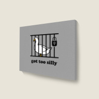 Got Too Silly Landscape Canvas Print | Artistshot