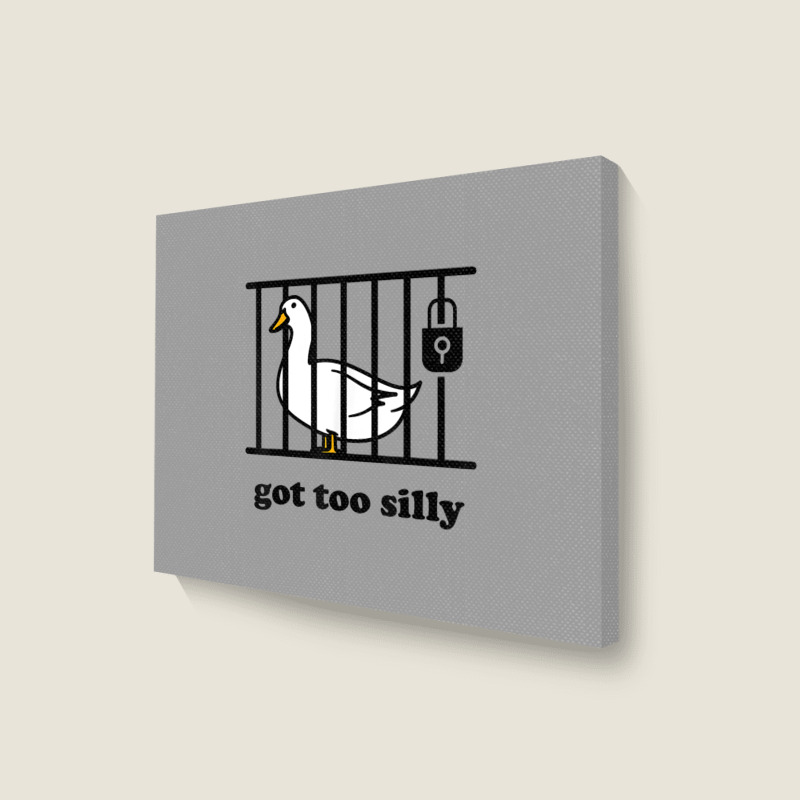 Got Too Silly Landscape Canvas Print | Artistshot