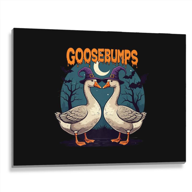 Halloween Goosebumps Metal Print Horizontal | Artistshot