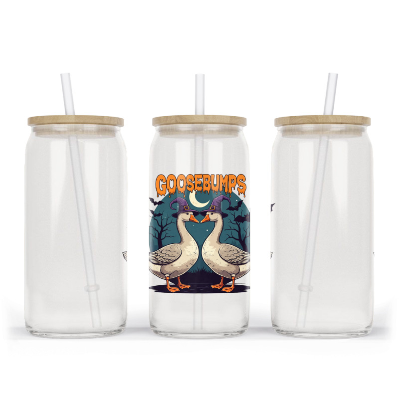 Halloween Goosebumps Glass Tumbler | Artistshot