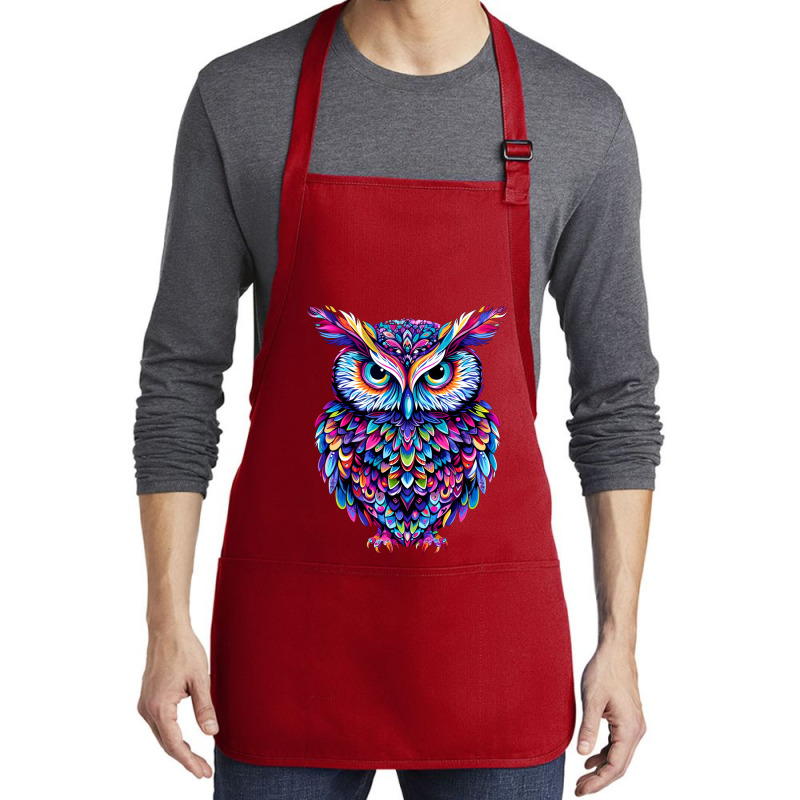 Cute Owl Medium-length Apron | Artistshot