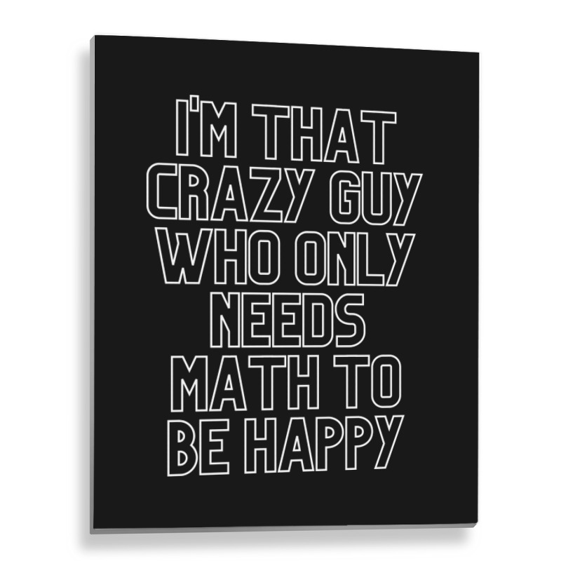 Math Lover Metal Print Vertical | Artistshot