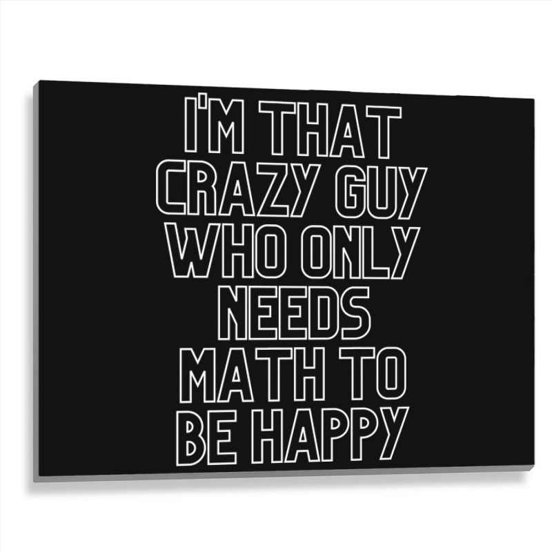 Math Lover Metal Print Horizontal | Artistshot