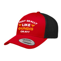 I Just Really Like Gundis Funny Comb Rats Humor Rodent Retro Trucker Cap | Artistshot