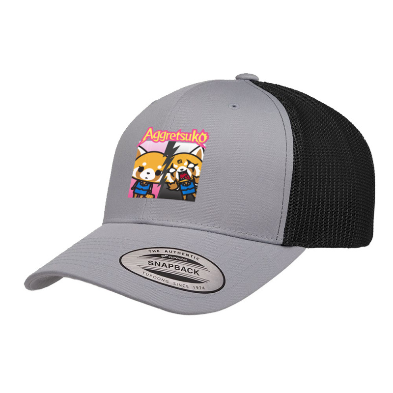 Aggretsuko Split Personality Retro Trucker Cap by Kandurip541 | Artistshot