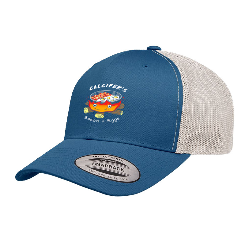 Calcifer's Bacon And Egg Cook Food Lover Retro Trucker Cap by Kosdapen517 | Artistshot