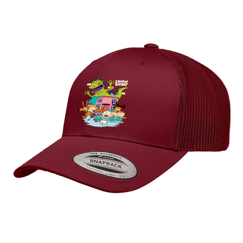 Rugrats Running Away From Reptar Retro Trucker Cap by cm-arts | Artistshot