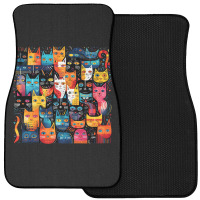 Cats Of The Clans Front Car Mat | Artistshot