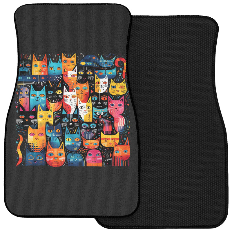 Cats Of The Clans Front Car Mat | Artistshot