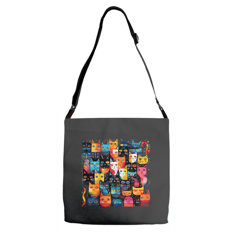 Cats Of The Clans Adjustable Strap Totes | Artistshot