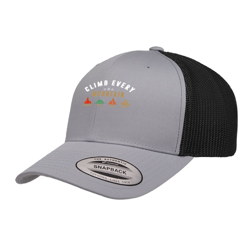 Climb Every Mountain Space Splash Everest Retro Trucker Cap by cm-arts | Artistshot