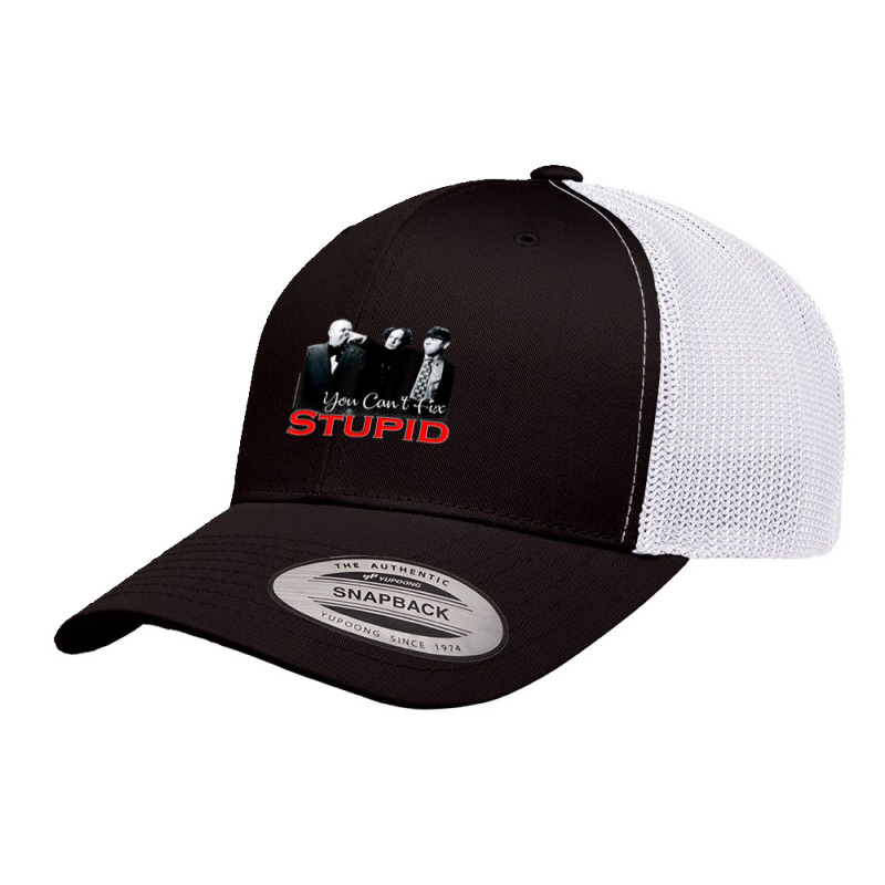 Tts- The Three Stooges You Can't Fix Stupid Retro Trucker Cap by atereabag | Artistshot