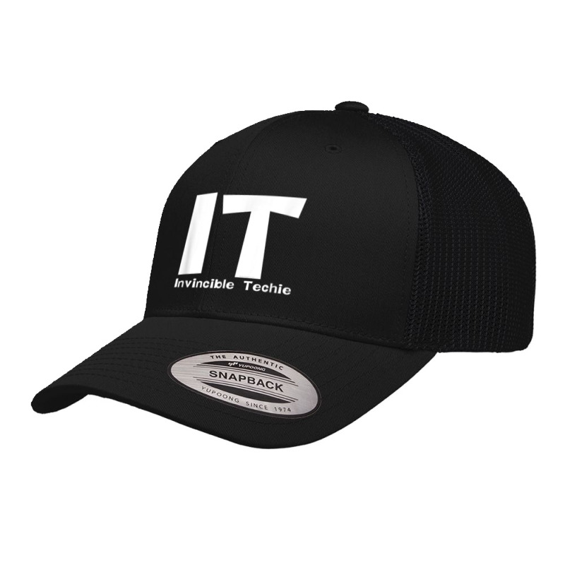 Invincible Techie Computer Information Technology Retro Trucker Cap by cm-arts | Artistshot