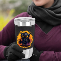 Owl Art Leatherette Tumbler | Artistshot