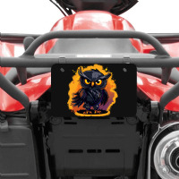 Owl Art Atv License Plate | Artistshot