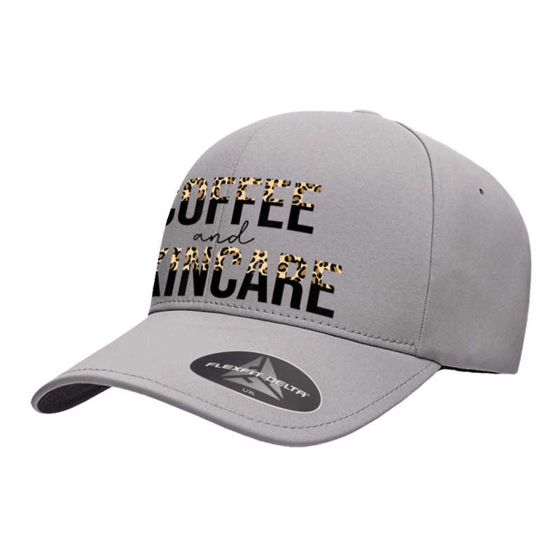 Coffee And Skincare Leopard Esthetician Skincare Seamless Cap | Artistshot