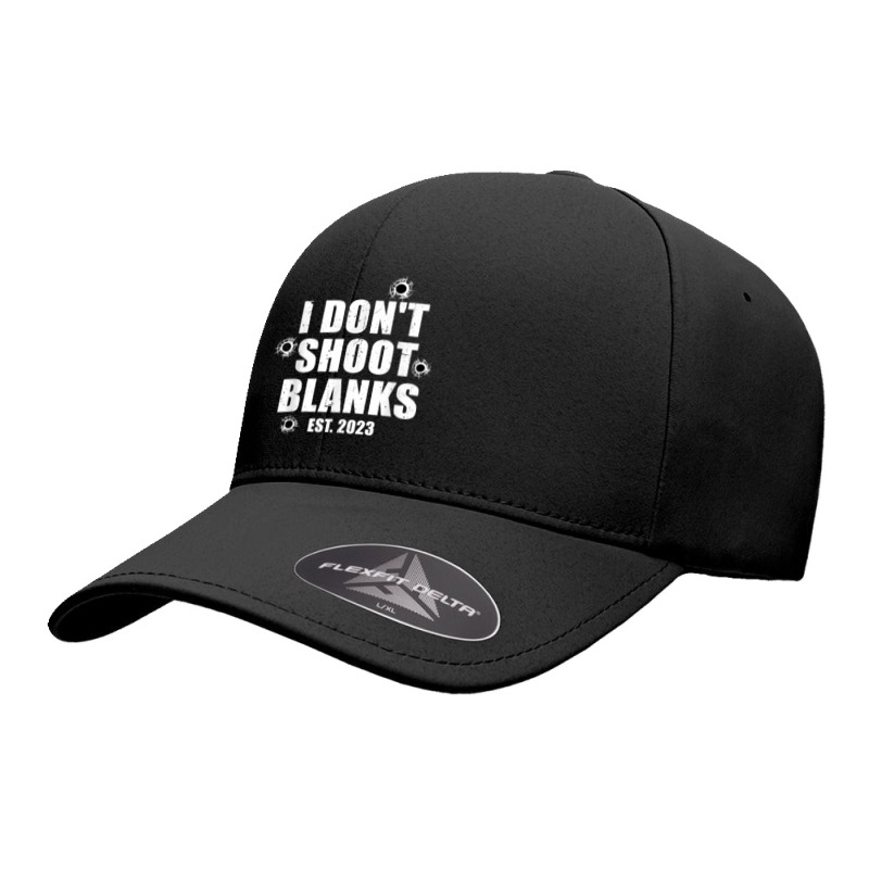 Mens I Don't Shoot Blanks Dad To Be Dad Promoted To Daddy 2023 T Shirt Seamless Cap by cm-arts | Artistshot