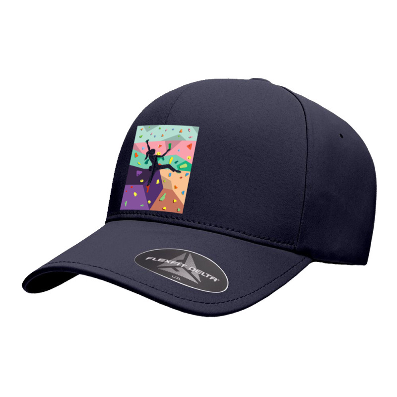 Wall Climbing Indoor Rock Climbers Action Sports Alpinism Seamless Cap | Artistshot