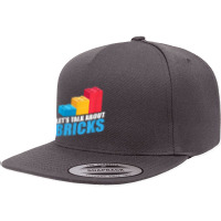 Building Bricks Blocks Fan Master Builder Bricklayer Son Toy T Shirt 5 Panel Snapback Cap | Artistshot