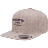 Wagoner Oklahoma Ok Vintage State Athletic Style T Shirt 5 Panel Snapback Cap | Artistshot