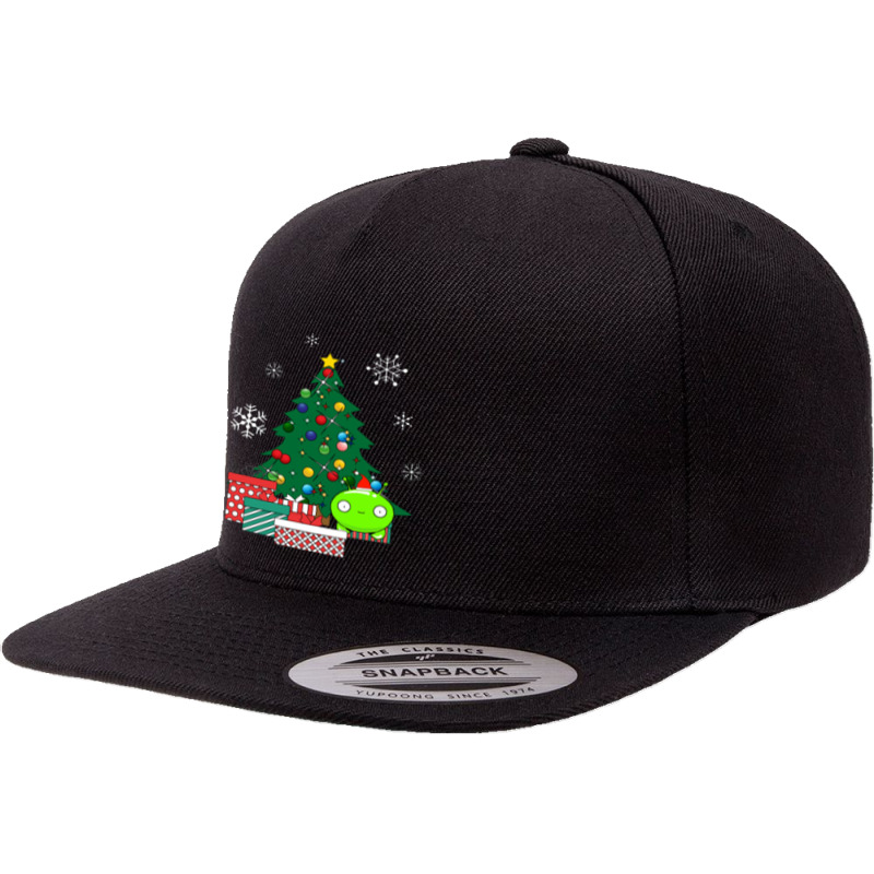 Mooncake Around The Christmas Tree Final Space 5 panel snapback cap by skystarsdrawing | Artistshot