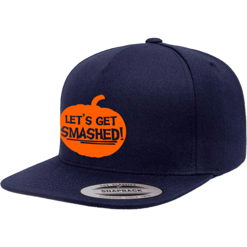 Pumpkin Smashed 5 panel snapback cap by KaleighWilliams | Artistshot