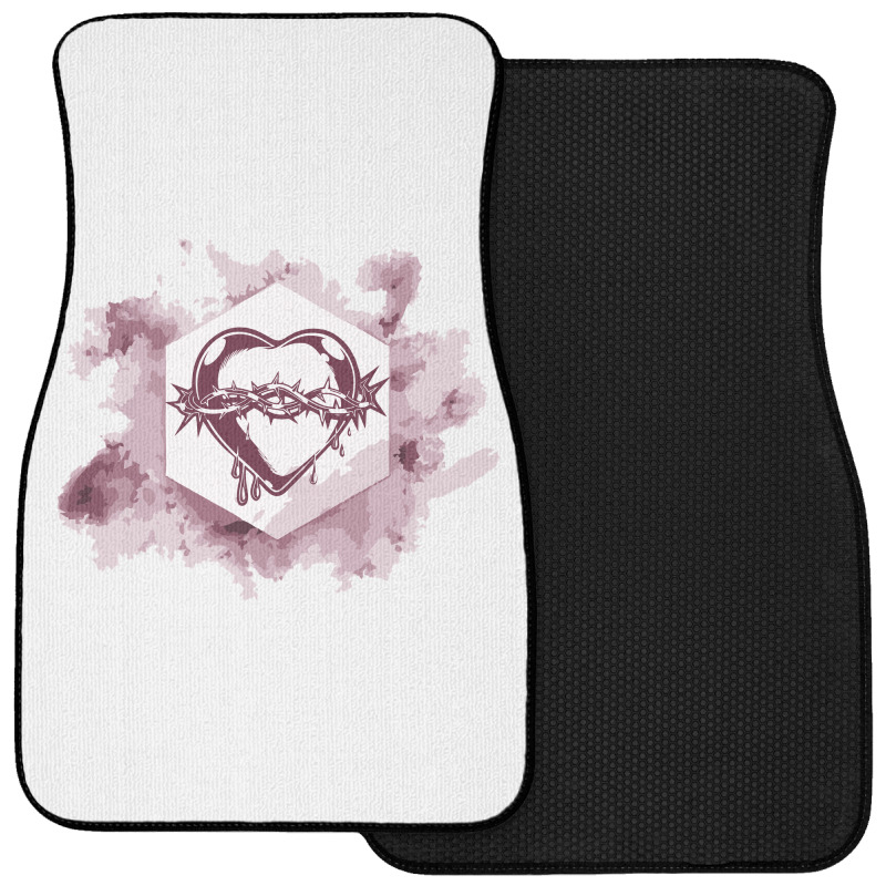 Bleeding Heart Front Car Mat | Artistshot