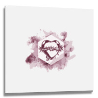 Bleeding Heart Metal Print Square | Artistshot