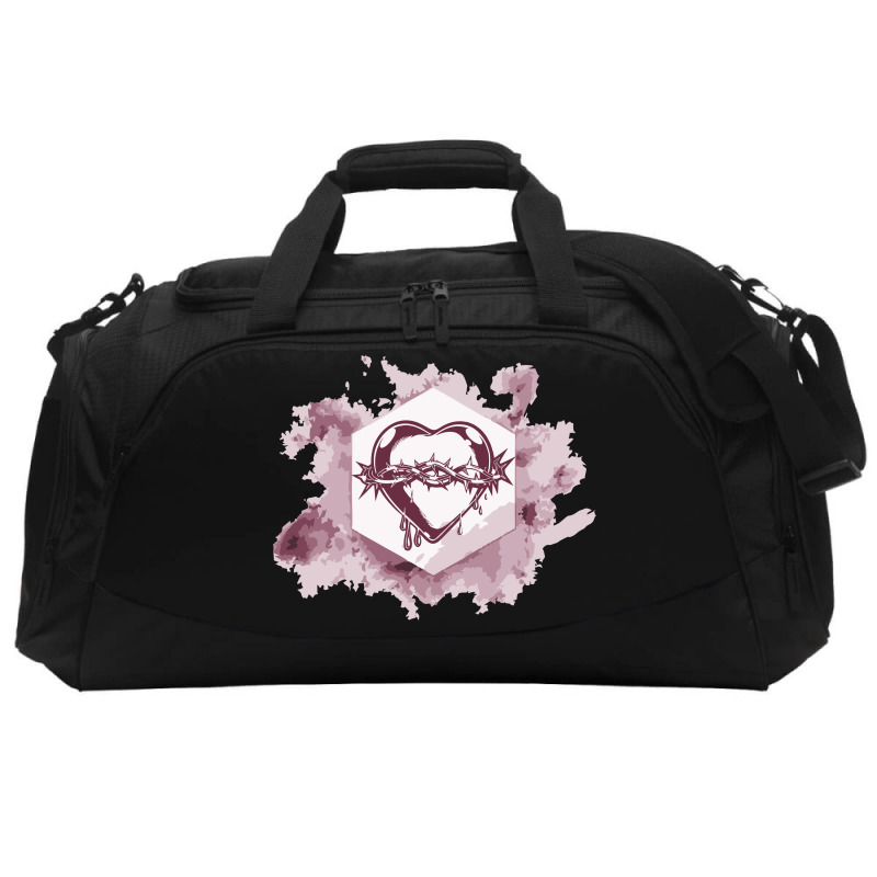 Bleeding Heart Active Duffel | Artistshot