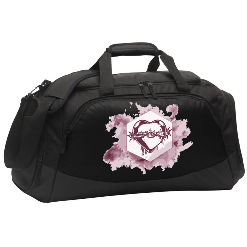 Bleeding Heart Active Duffel | Artistshot