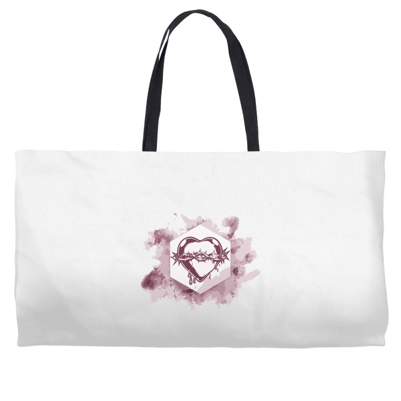 Bleeding Heart Weekender Totes | Artistshot