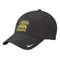 Fishing  Shirt Hobby Fisherman Grandpa Angle Fish Fathers Day Funny Fi Nike Dri-fit Cap | Artistshot