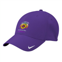 Alzheimers Awareness T  Shirt In A World Where Anything Be Strong Sunf Nike Dri-fit Cap | Artistshot