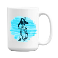 Cellist Woman 15 Oz Coffee Mug | Artistshot