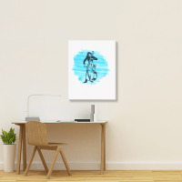 Cellist Woman Portrait Canvas Print | Artistshot