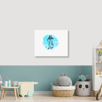 Cellist Woman Landscape Canvas Print | Artistshot