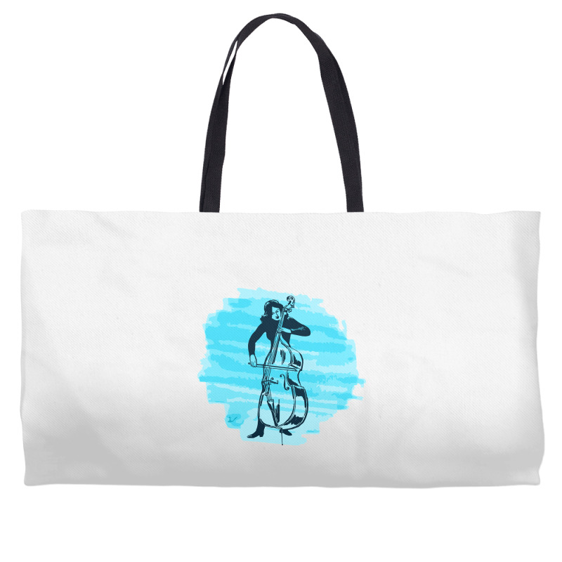 Cellist Woman Weekender Totes | Artistshot