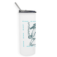 Girl With Sand Bucket Skinny Tumbler | Artistshot