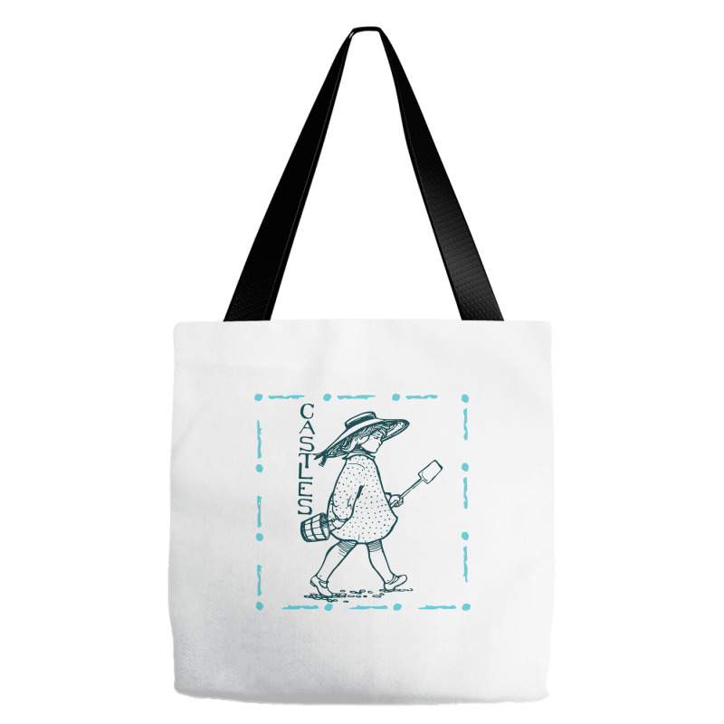 Girl With Sand Bucket Tote Bags | Artistshot